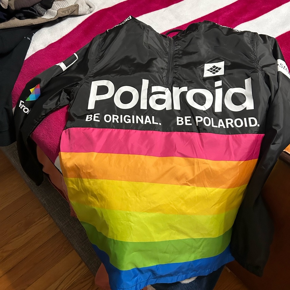 Polaroid Mens Multicolor Raincoat
